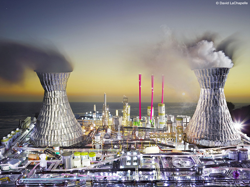 Raffineries et centrales électriques pop-art par David LaChapelle
