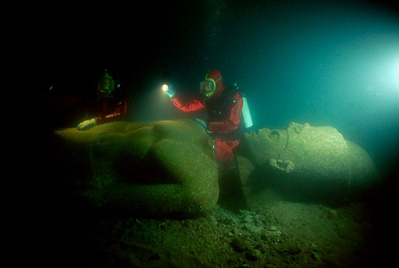 Archéologie sous-marine en Egypte