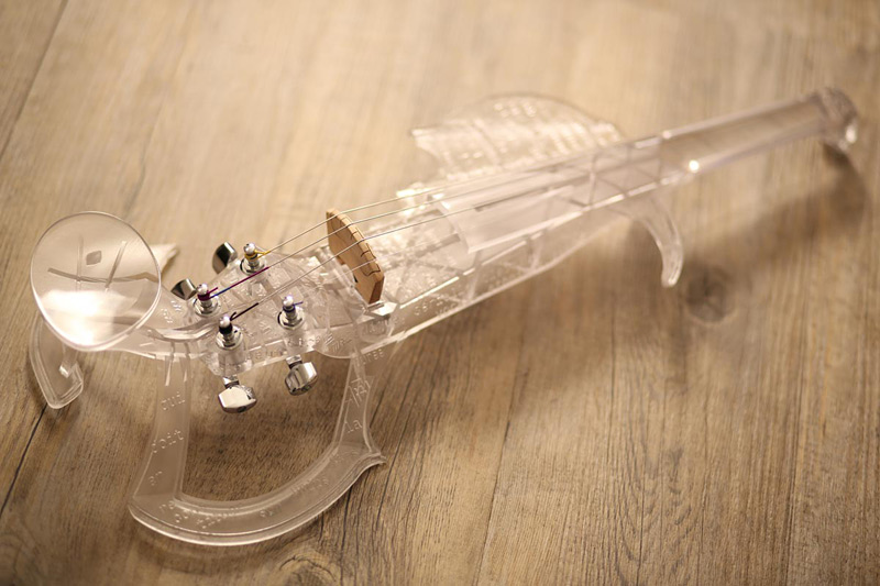 3Dvarius, premier violon électrique créé par la technologie d'impression 3D