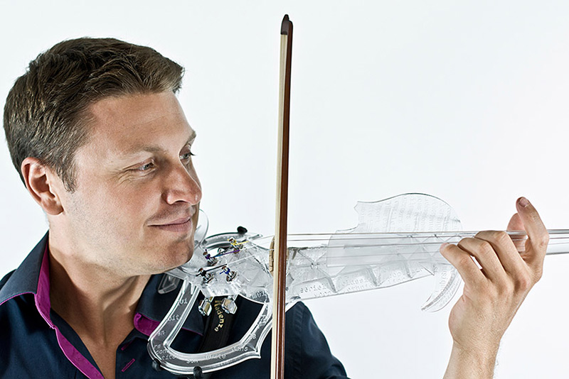 3Dvarius, premier violon électrique créé par la technologie d'impression 3D
