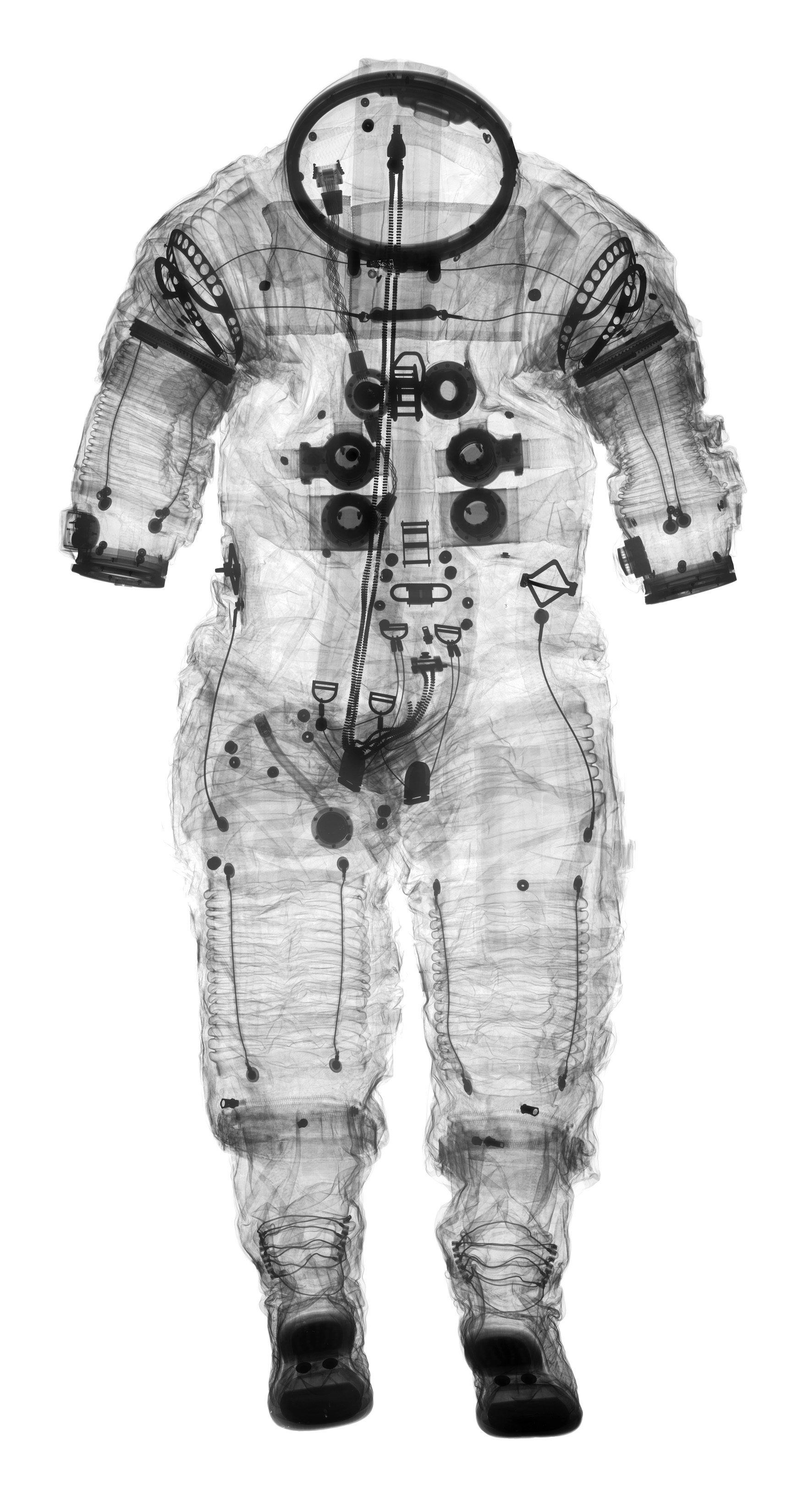 combinaison d'astronaute aux rayons X