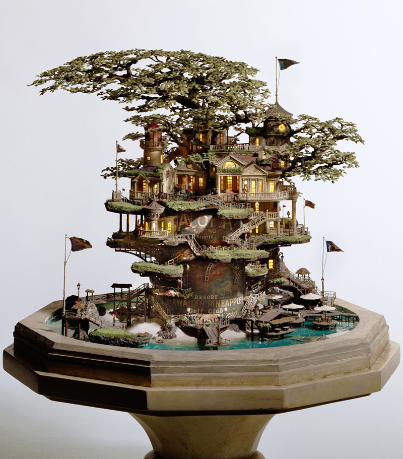 Sculptures miniatures de Takanori Aiba