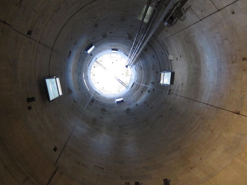 intérieur de la tour de Pise