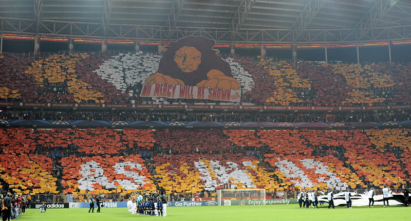 Tifo des supporters de Galatasaray