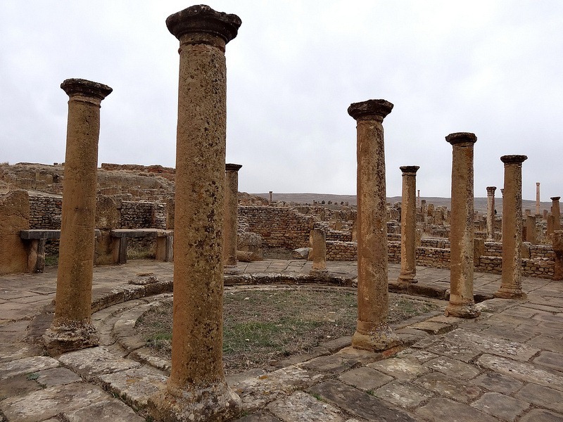 Timgad, ruine antique de l'Afrique du Nord