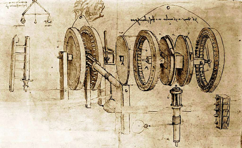 machine de Léonard de Vinci