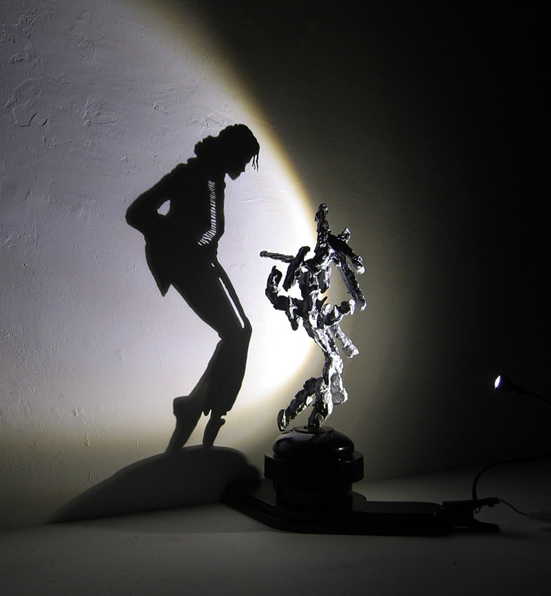 Sculpture d'ombre et lumière de Diet Wiegman