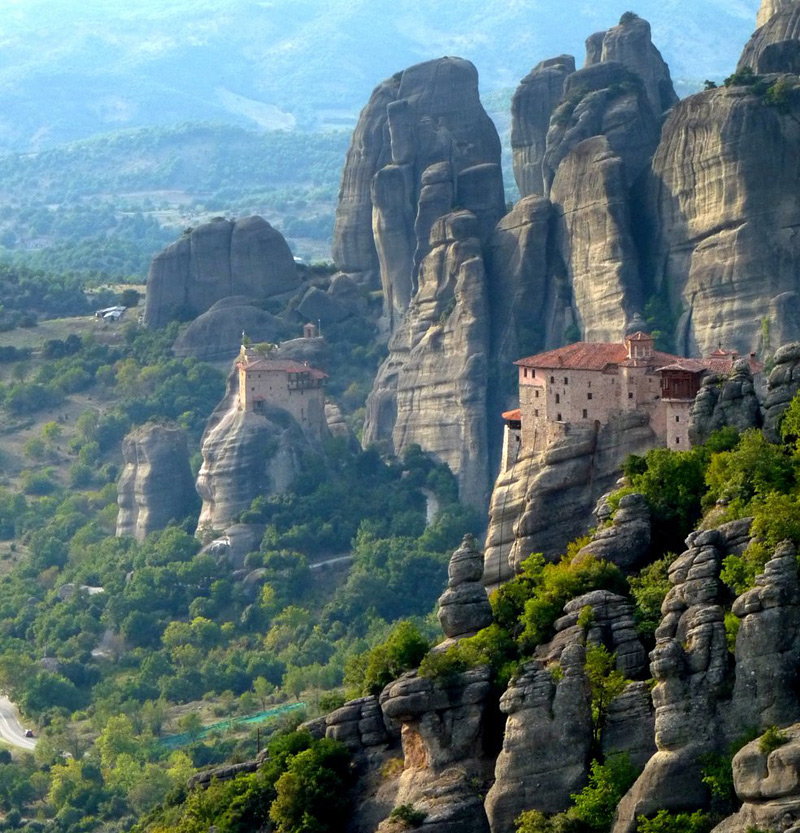 Monastères des Météores en Grèce