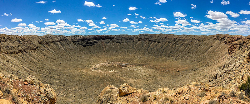 Meteor crater en Arizona