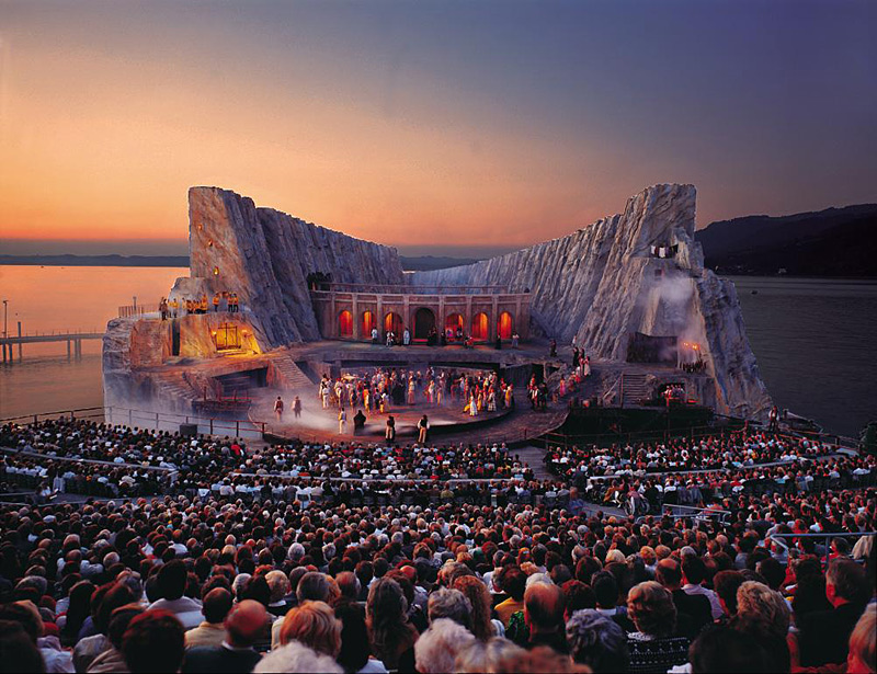 Opéra du lac du festival Bregenz