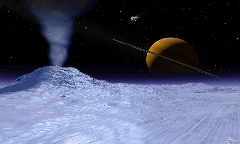 Encelade, lune de Saturne