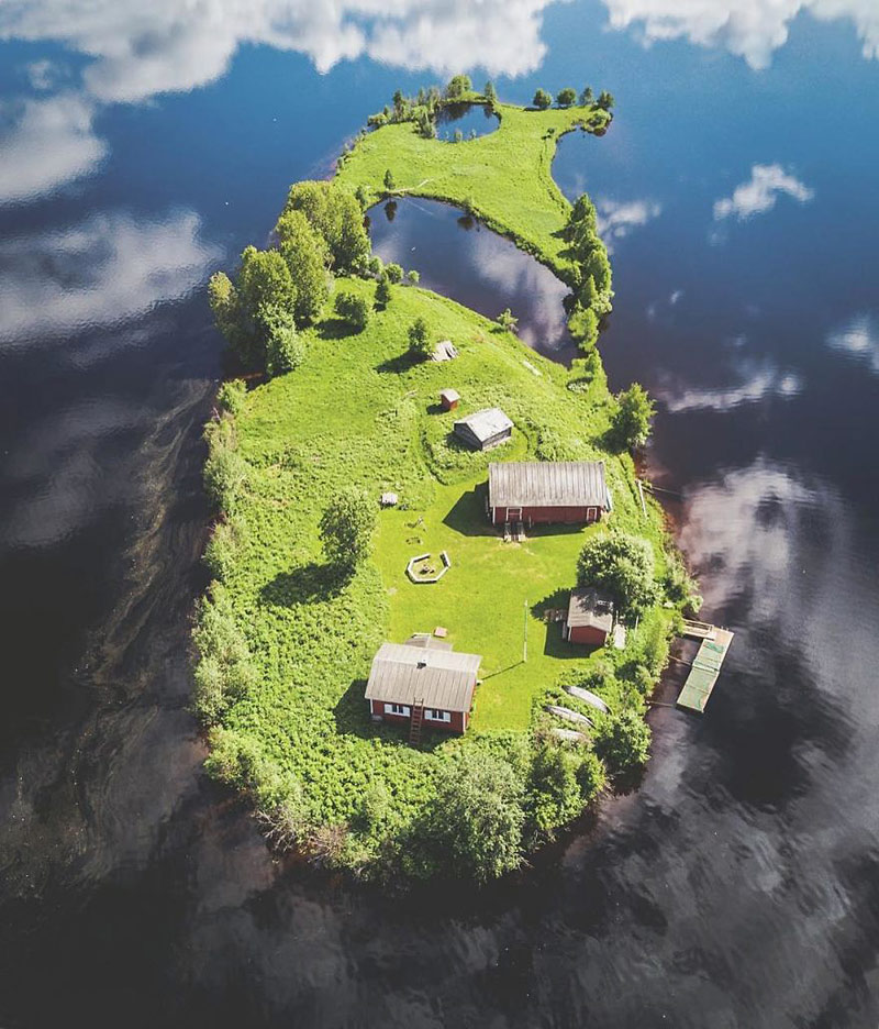 Île Kotisaari en Finlande