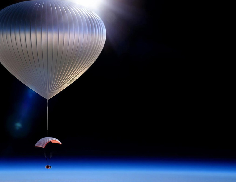 montgolfière de l'espace