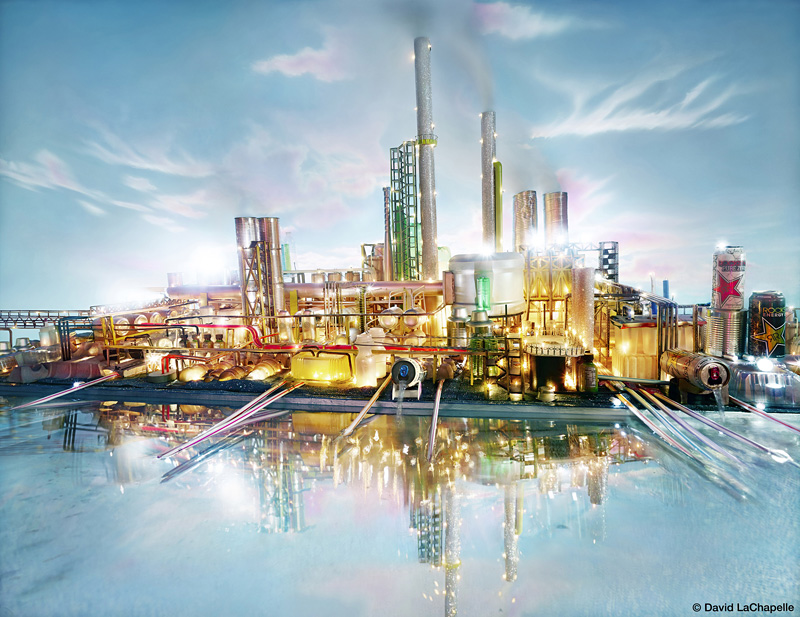 Raffineries et centrales électriques pop-art par David LaChapelle