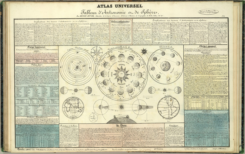 carte d'atlas ancien