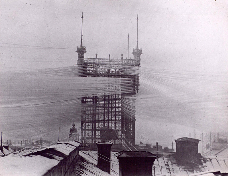réseau téléphonique du 19ème siècle à Stockholm